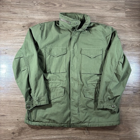 J.CREW Other - J Crew NX-631 M65 Military/Mechanic Field Jacket Men's XL Hooded Olive Green